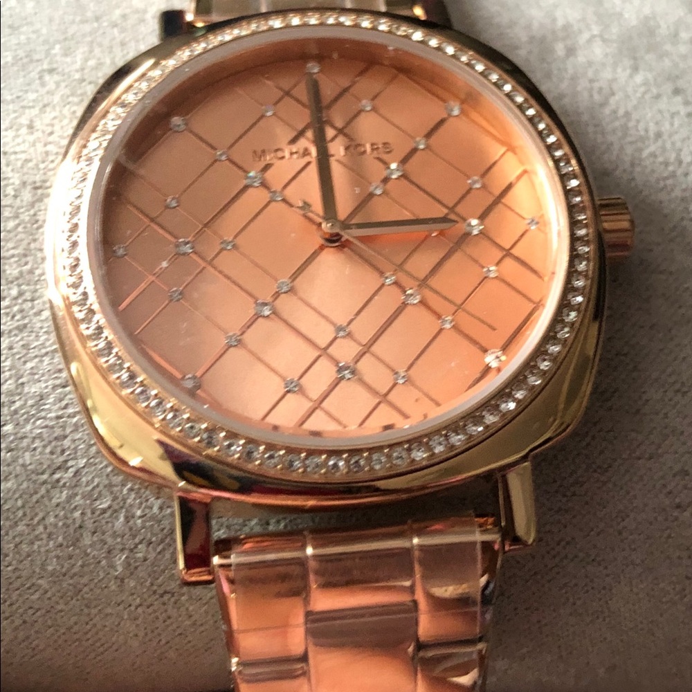 FREE SHIPPING! MICHAEL KORS-NWT Rose Gold WATCH - Picture 4 of 12